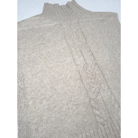 Free People Knit Poncho Sweater Vest Sleeveless Turtleneck | One Size Cottage - Picture 10 of 15